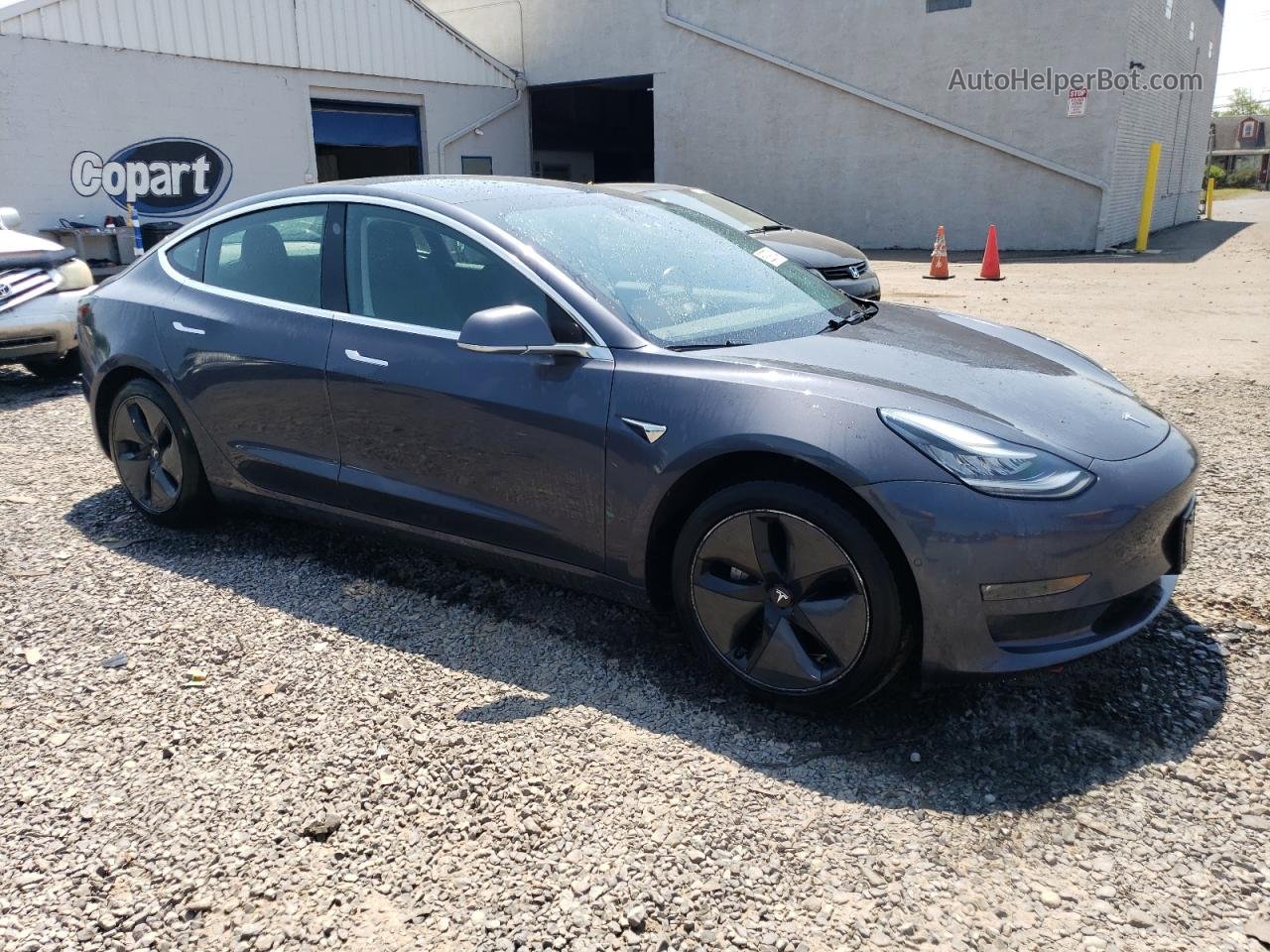 2019 Tesla Model 3  Gray vin: 5YJ3E1EB5KF386160