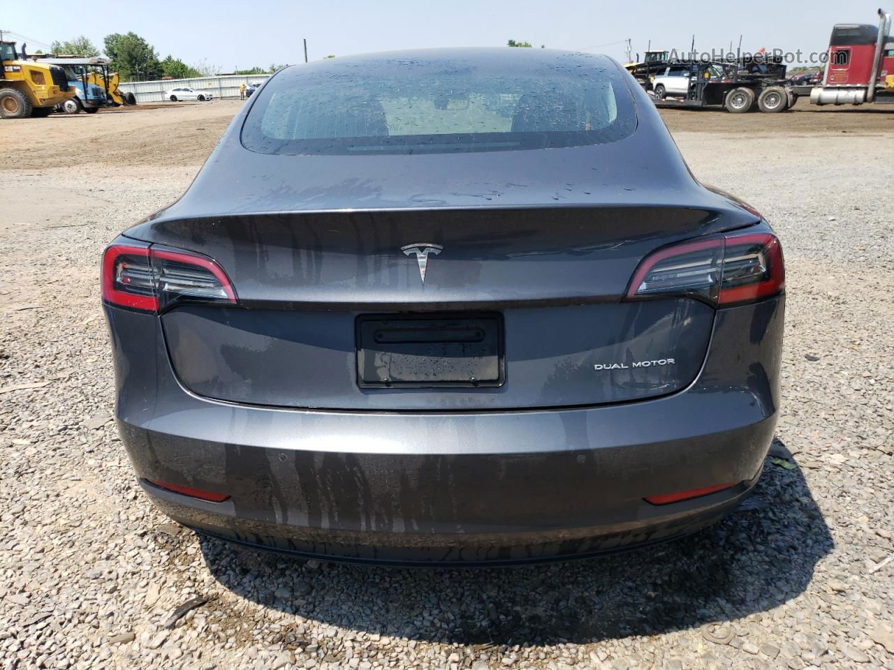 2019 Tesla Model 3  Gray vin: 5YJ3E1EB5KF386160