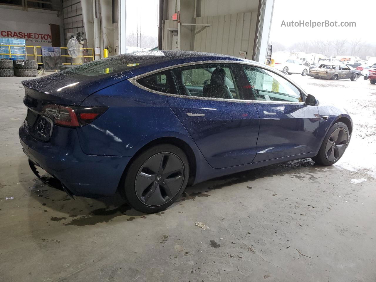 2019 Tesla Model 3  Blue vin: 5YJ3E1EB5KF387745