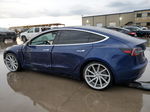 2019 Tesla Model 3  Синий vin: 5YJ3E1EB5KF392010