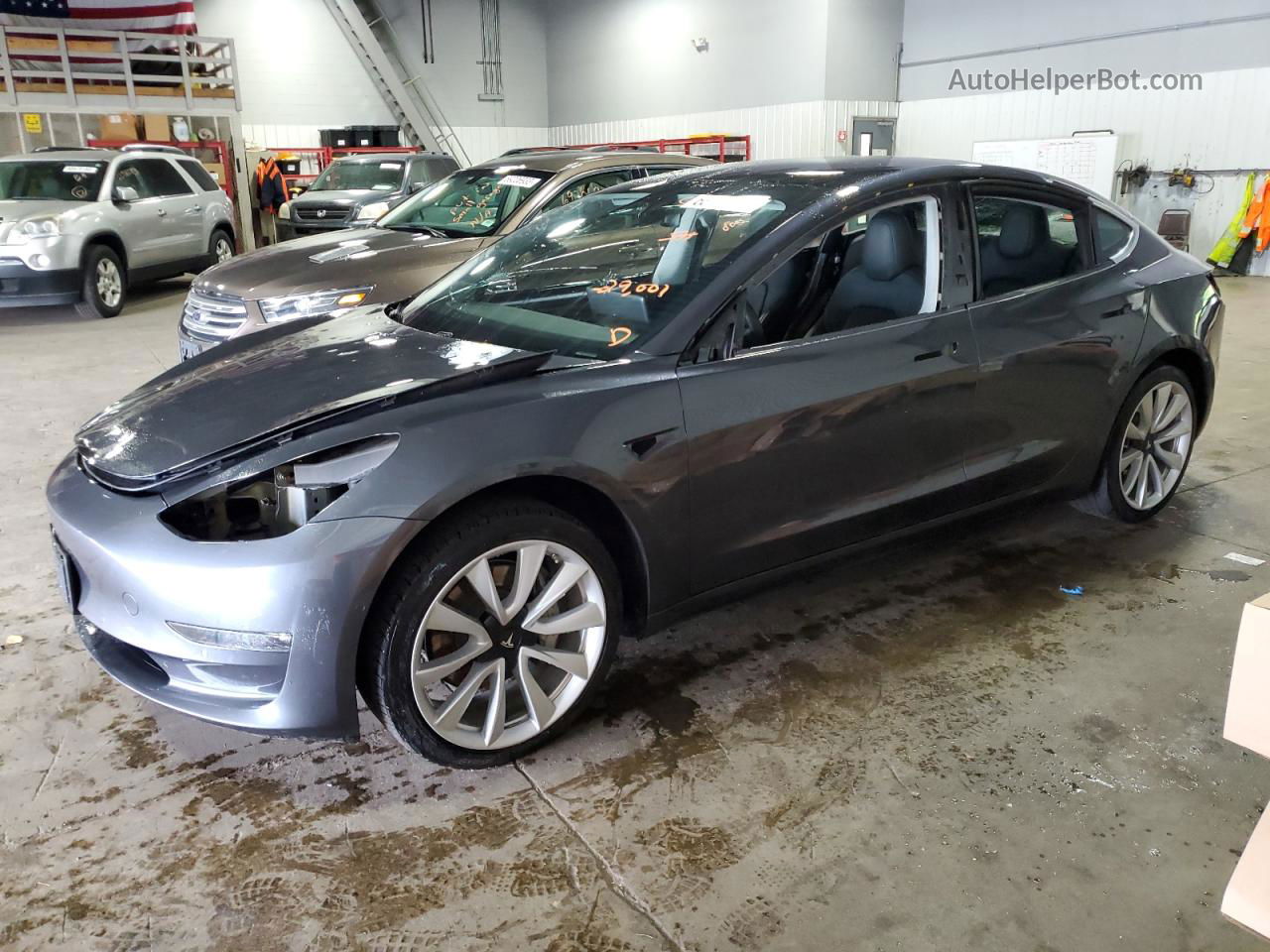 2019 Tesla Model 3  Charcoal vin: 5YJ3E1EB5KF406584