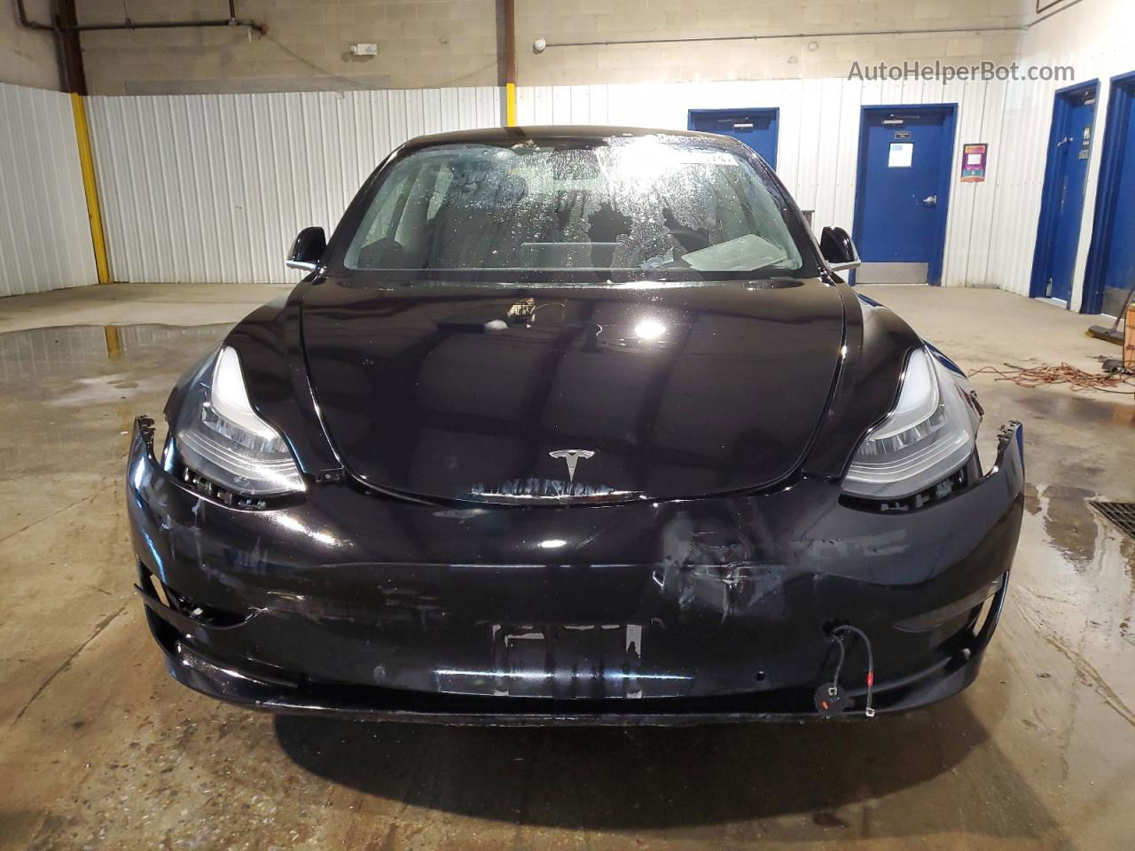 2019 Tesla Model 3  Black vin: 5YJ3E1EB5KF432411