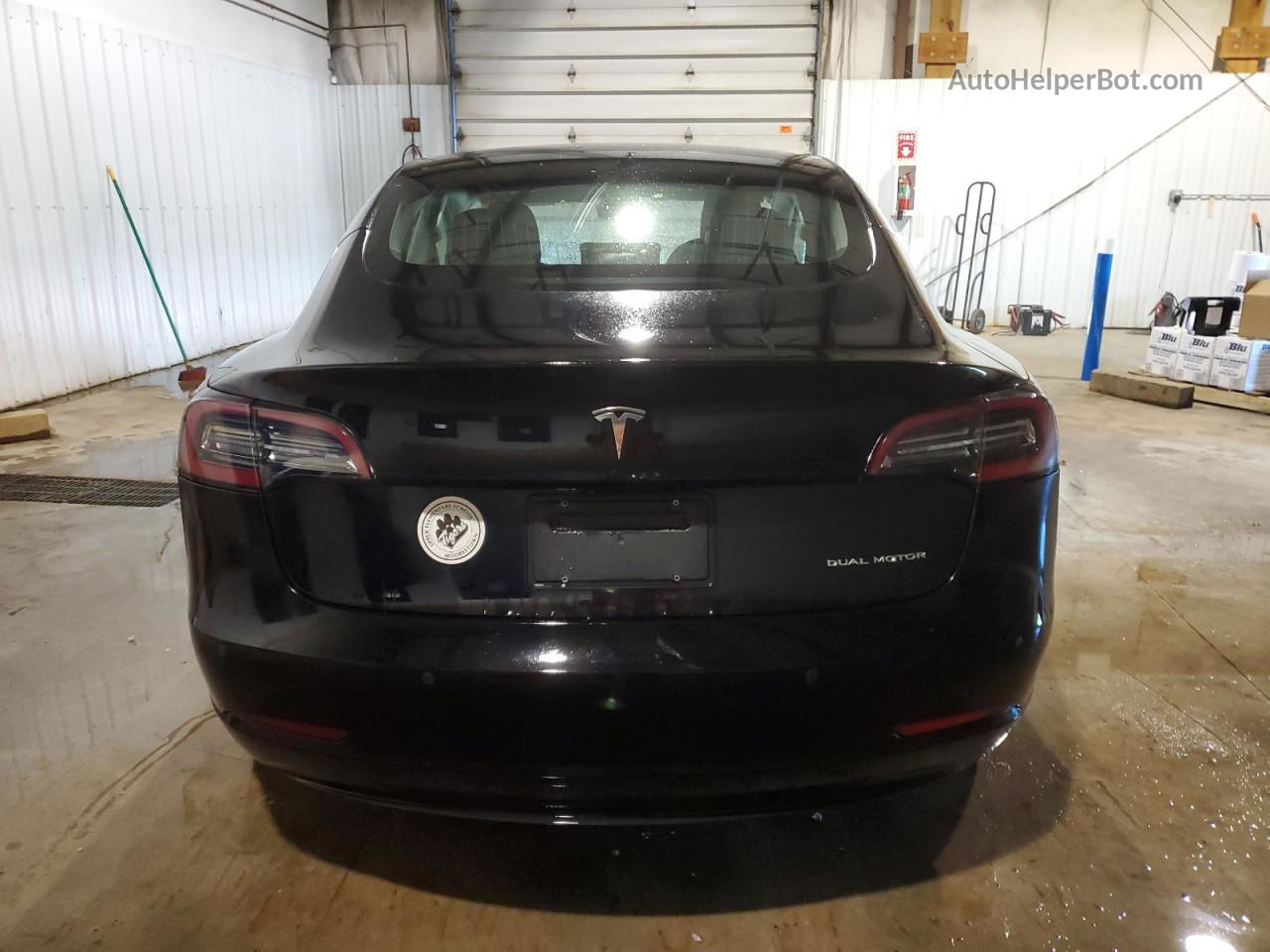 2019 Tesla Model 3  Black vin: 5YJ3E1EB5KF432411