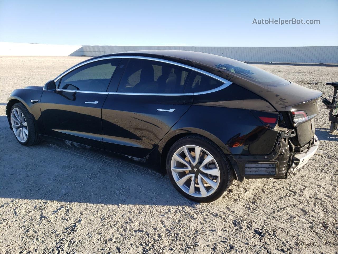 2019 Tesla Model 3  Black vin: 5YJ3E1EB5KF433655