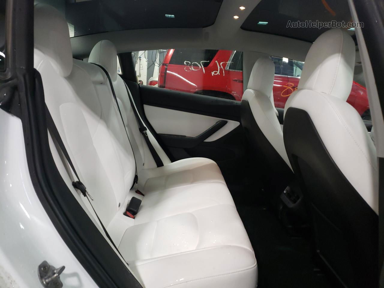 2019 Tesla Model 3  White vin: 5YJ3E1EB5KF454540