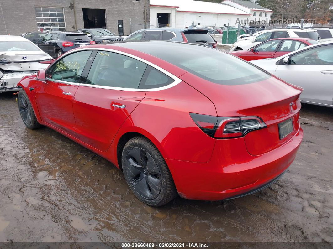 2019 Tesla Model 3 Long Range/performance Red vin: 5YJ3E1EB5KF469121