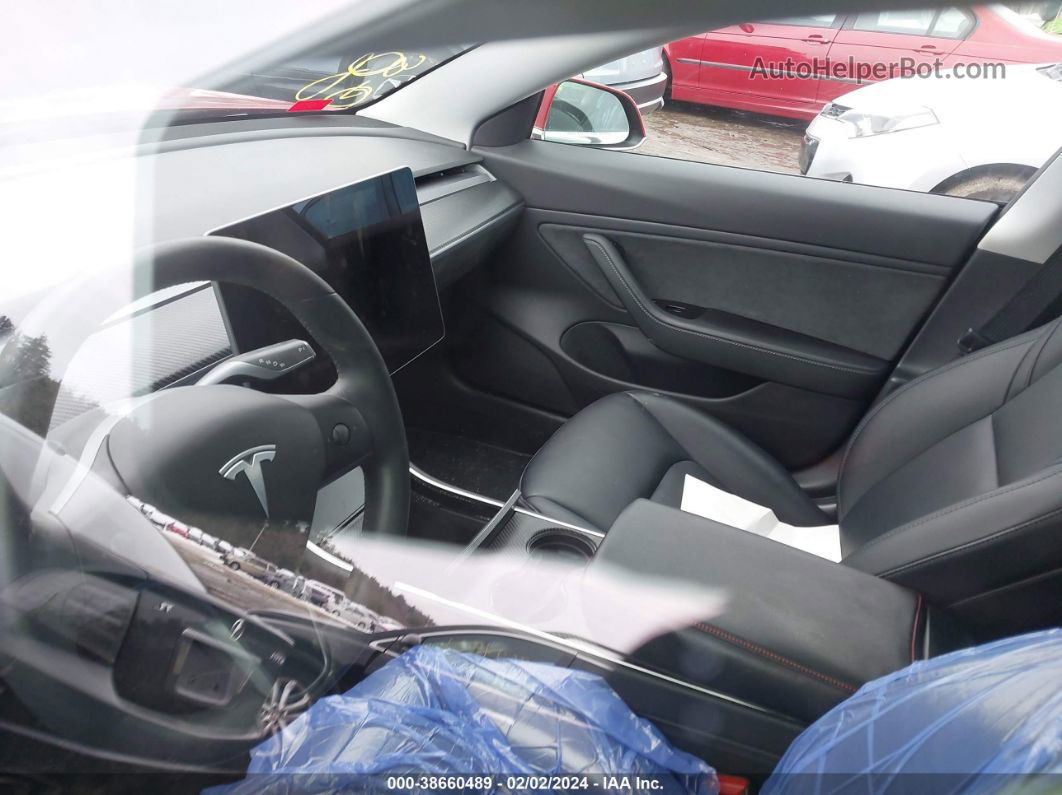 2019 Tesla Model 3 Long Range/performance Red vin: 5YJ3E1EB5KF469121