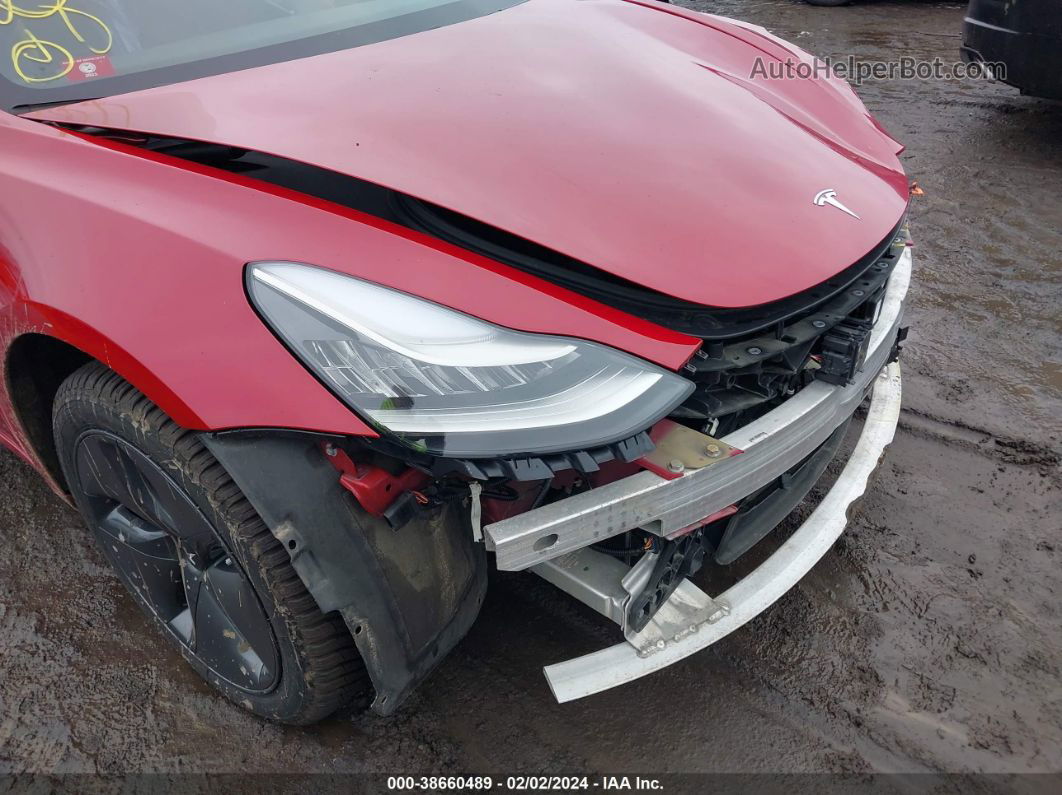 2019 Tesla Model 3 Long Range/performance Red vin: 5YJ3E1EB5KF469121