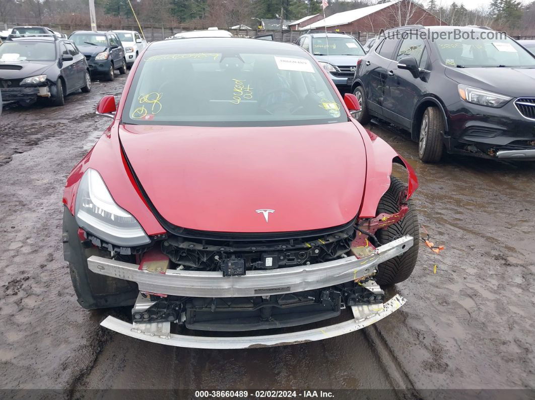 2019 Tesla Model 3 Long Range/performance Red vin: 5YJ3E1EB5KF469121