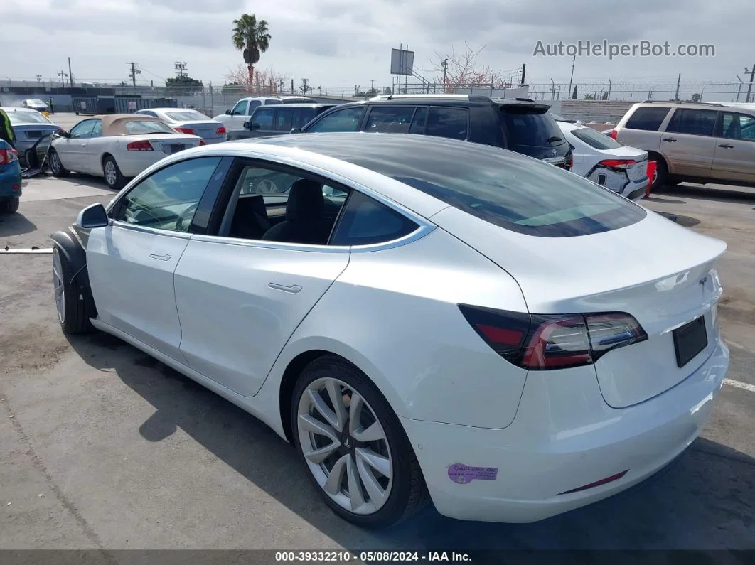 2019 Tesla Model 3 Long Range/performance Белый vin: 5YJ3E1EB5KF494326