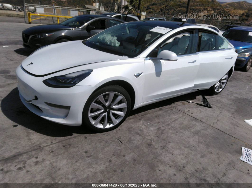 2019 Tesla Model 3 Long Range/performance Белый vin: 5YJ3E1EB5KF513361