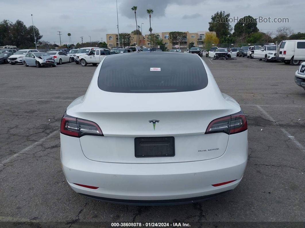 2020 Tesla Model 3 Long Range Dual Motor All-wheel Drive Белый vin: 5YJ3E1EB5LF628639