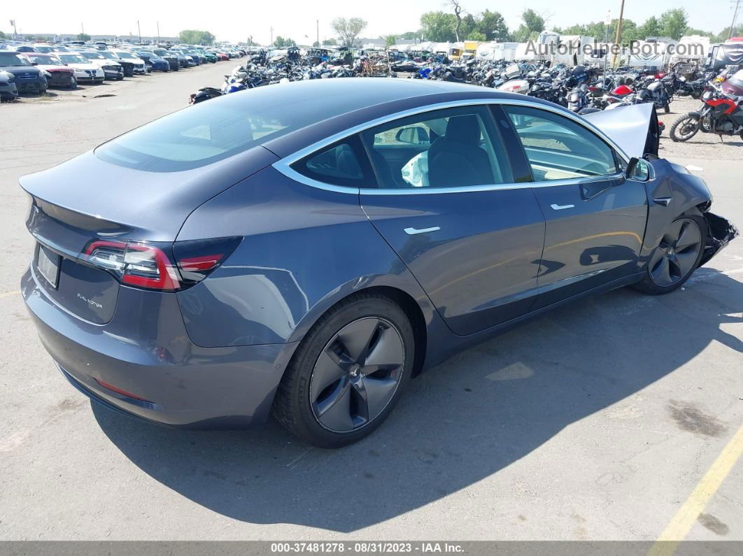 2020 Tesla Model 3 Long Range Dual Motor All-wheel Drive Gray vin: 5YJ3E1EB5LF635638