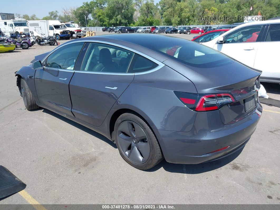 2020 Tesla Model 3 Long Range Dual Motor All-wheel Drive Gray vin: 5YJ3E1EB5LF635638