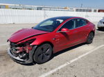 2020 Tesla Model 3  Red vin: 5YJ3E1EB5LF635848