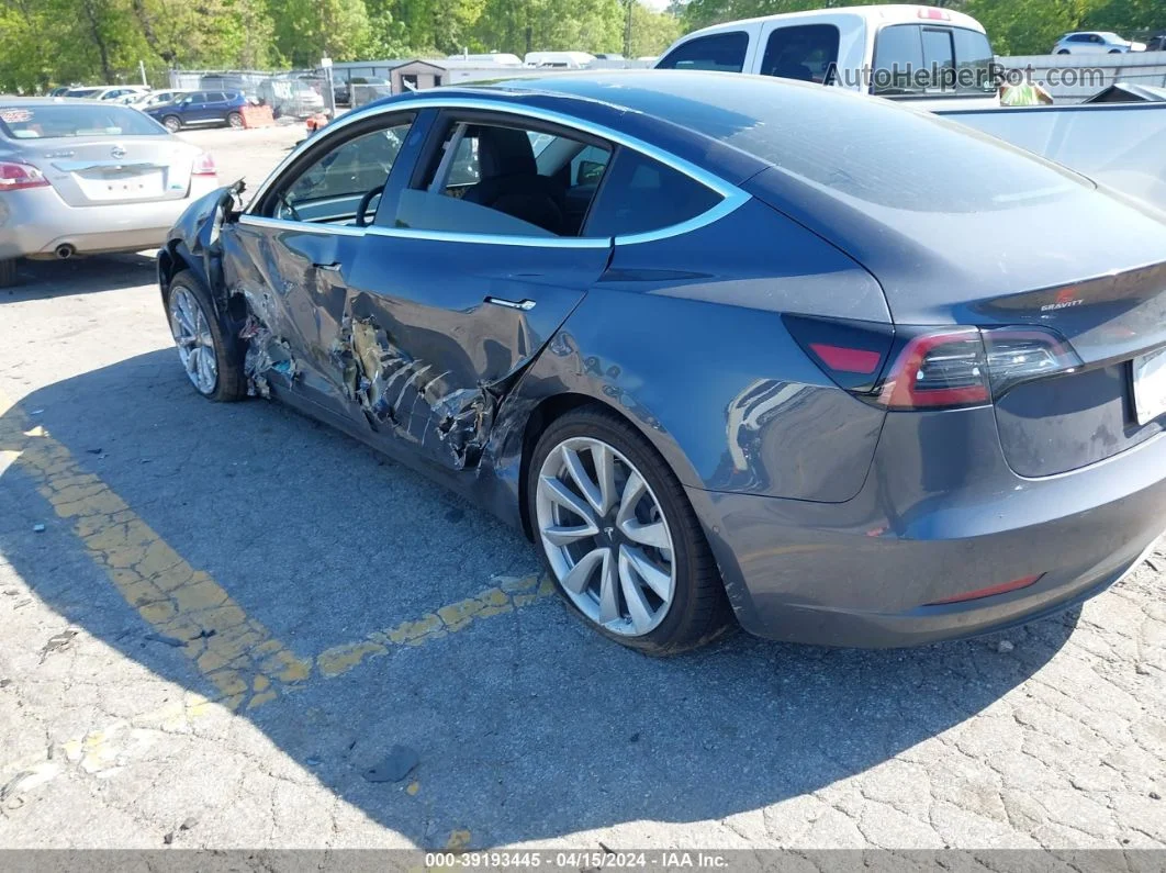 2020 Tesla Model 3 Long Range Dual Motor All-wheel Drive Gray vin: 5YJ3E1EB5LF646591