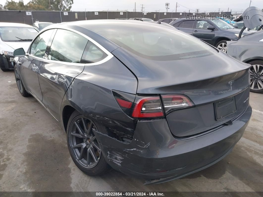 2020 Tesla Model 3 Long Range Dual Motor All-wheel Drive Gray vin: 5YJ3E1EB5LF663990