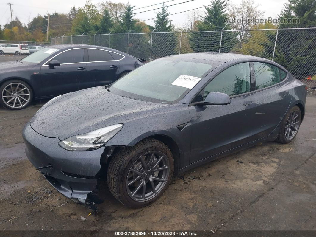 2020 Tesla Model 3 Long Range Dual Motor All-wheel Drive Gray vin: 5YJ3E1EB5LF794840