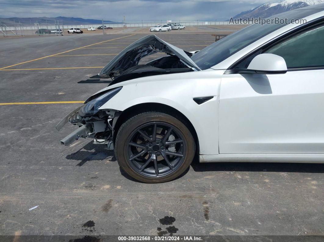 2021 Tesla Model 3 Long Range Dual Motor All-wheel Drive White vin: 5YJ3E1EB5MF047952