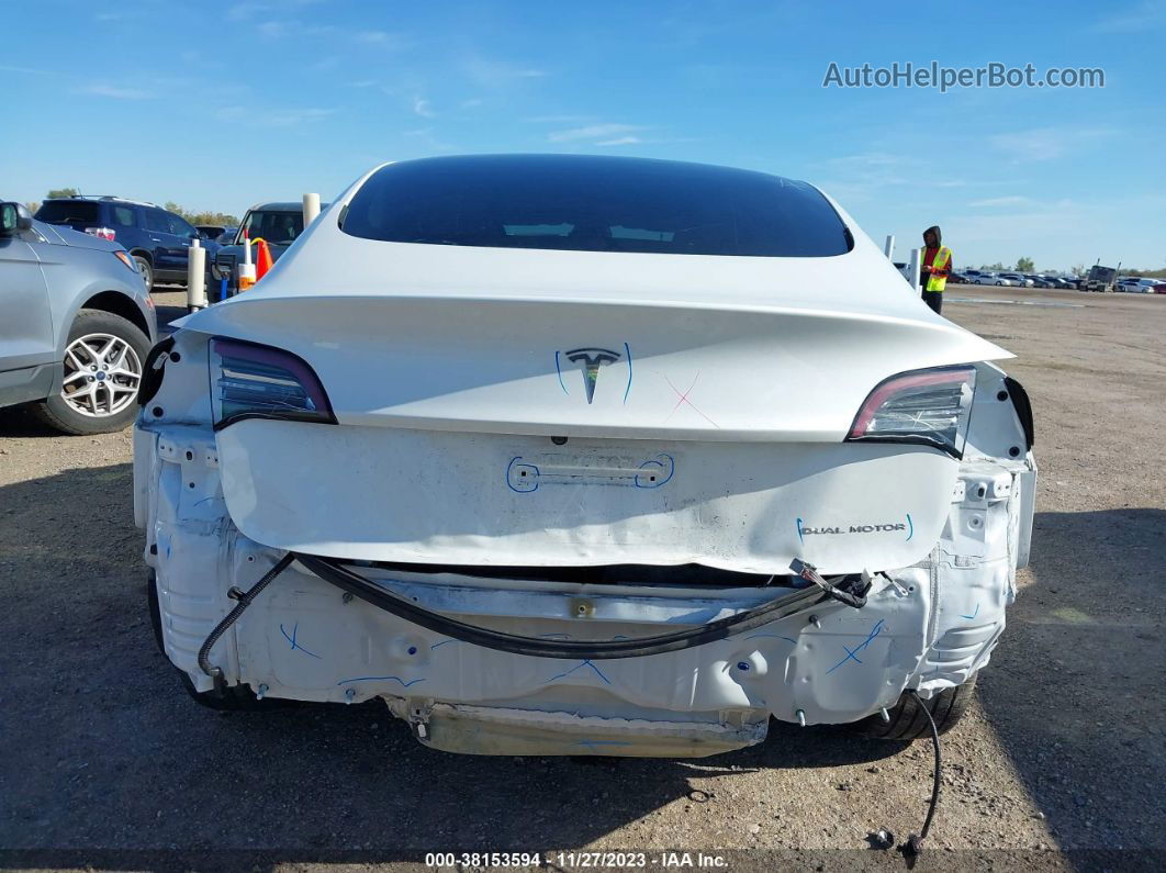 2021 Tesla Model 3 Long Range Dual Motor All-wheel Drive Белый vin: 5YJ3E1EB5MF055694