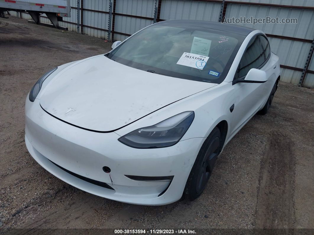 2021 Tesla Model 3 Long Range Dual Motor All-wheel Drive Белый vin: 5YJ3E1EB5MF055694