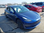 2021 Tesla Model 3 Long Range Dual Motor All-wheel Drive Blue vin: 5YJ3E1EB5MF063472