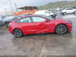 2021 Tesla Model 3 Long Range Dual Motor All-wheel Drive Red vin: 5YJ3E1EB5MF074410