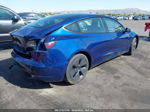 2021 Tesla Model 3 Long Range Blue vin: 5YJ3E1EB5MF086993