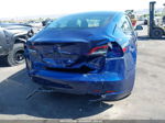 2021 Tesla Model 3 Long Range Blue vin: 5YJ3E1EB5MF086993