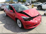 2021 Tesla Model 3 Long Range Red vin: 5YJ3E1EB5MF927405