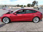 2021 Tesla Model 3 Long Range Red vin: 5YJ3E1EB5MF927405