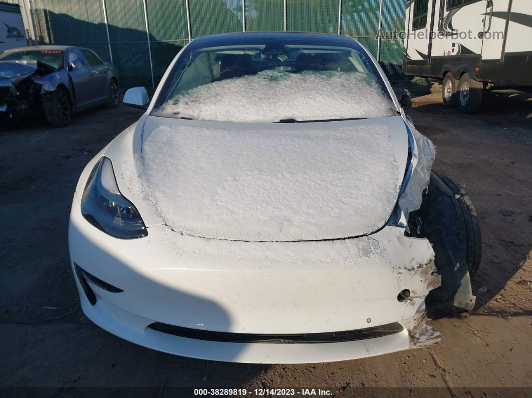 2021 Tesla Model 3 Long Range Dual Motor All-wheel Drive White vin: 5YJ3E1EB5MF928277