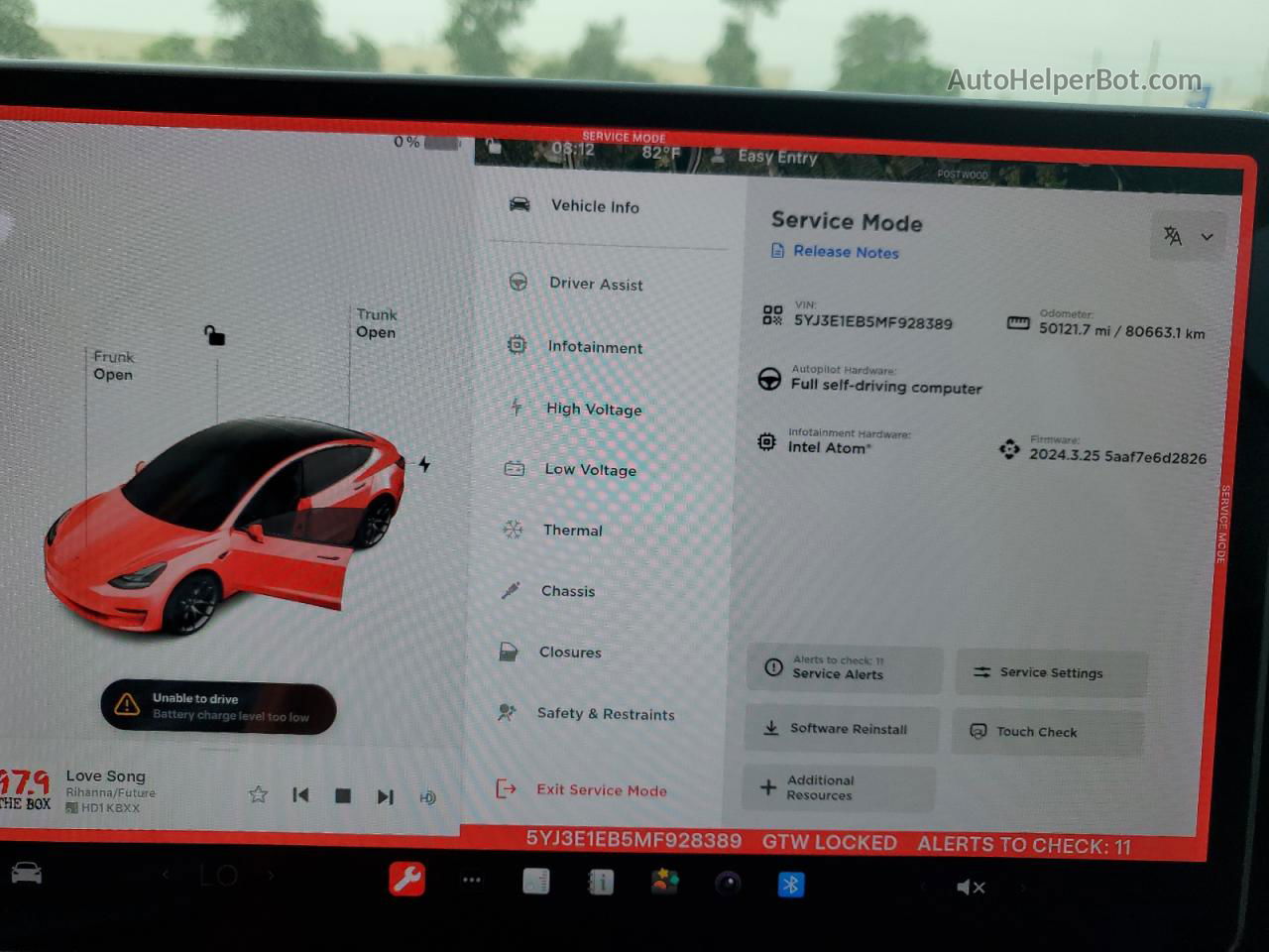 2021 Tesla Model 3  Black vin: 5YJ3E1EB5MF928389