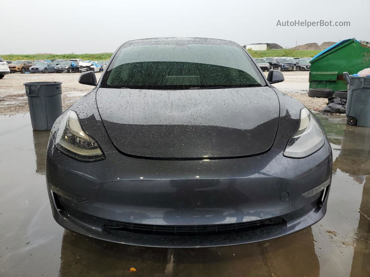 2022 Tesla Model 3  Charcoal vin: 5YJ3E1EB5NF119525