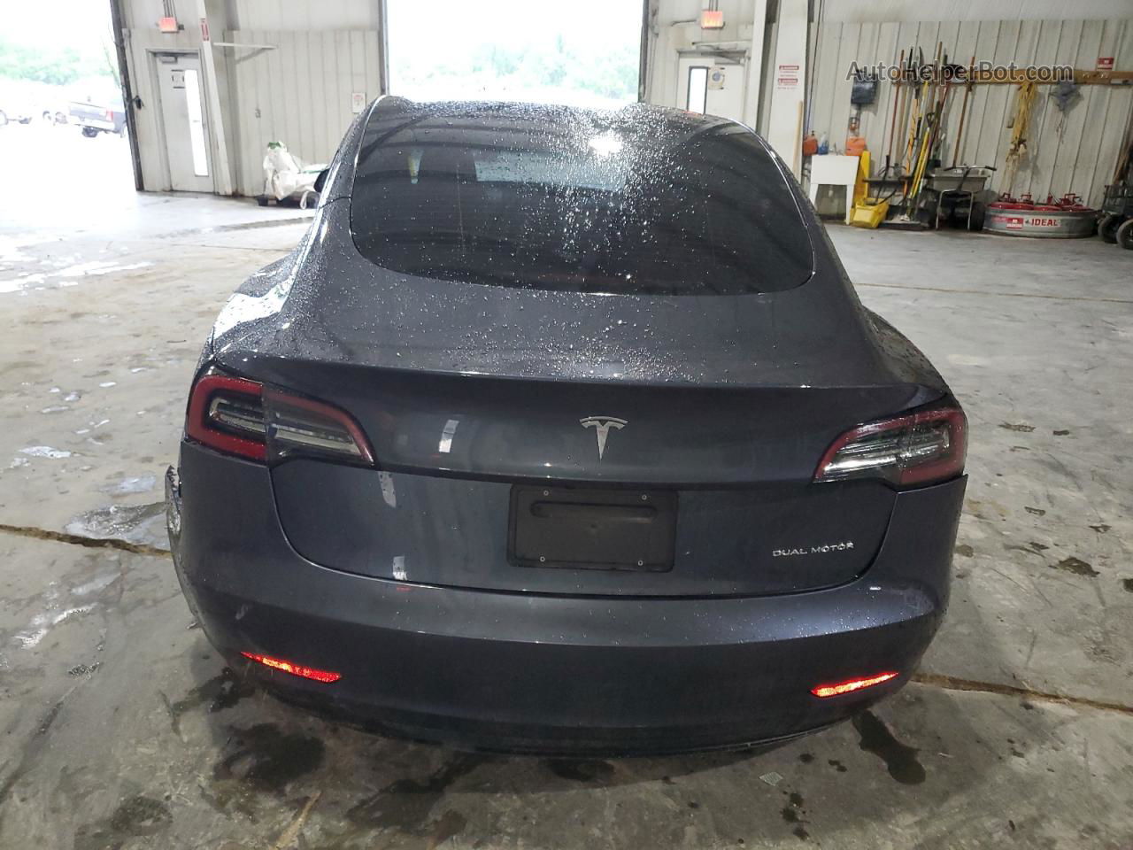 2022 Tesla Model 3  Charcoal vin: 5YJ3E1EB5NF120979