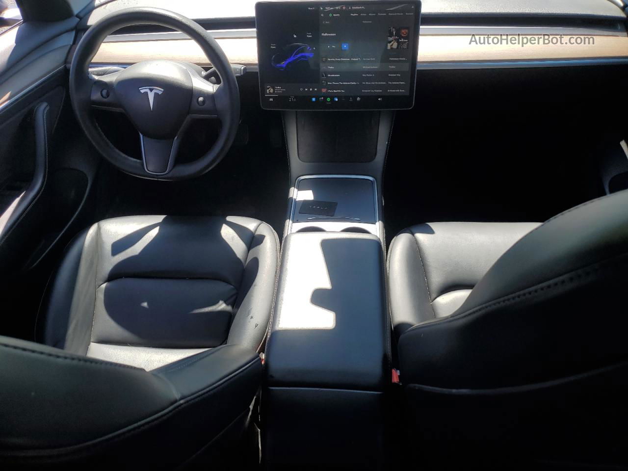 2022 Tesla Model 3  Синий vin: 5YJ3E1EB5NF129522