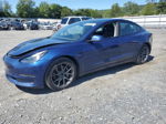 2022 Tesla Model 3  Blue vin: 5YJ3E1EB5NF129522