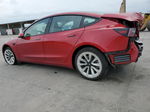 2022 Tesla Model 3  Red vin: 5YJ3E1EB5NF201433