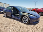 2022 Tesla Model 3  Синий vin: 5YJ3E1EB5NF263110