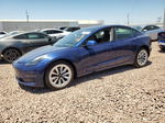 2022 Tesla Model 3  Синий vin: 5YJ3E1EB5NF263110