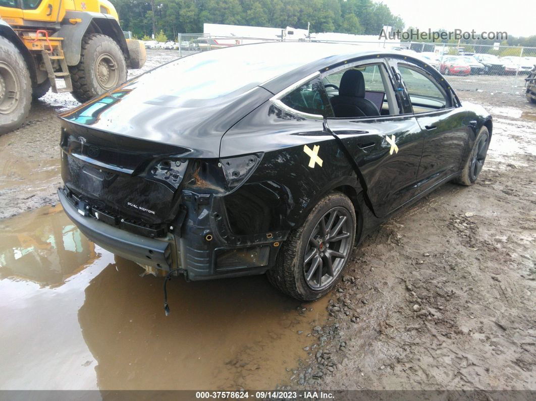 2018 Tesla Model 3 Long Range Black vin: 5YJ3E1EB6JF070507