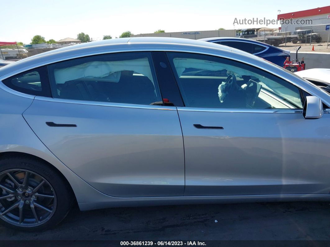 2018 Tesla Model 3 Long Range Silver vin: 5YJ3E1EB6JF074007