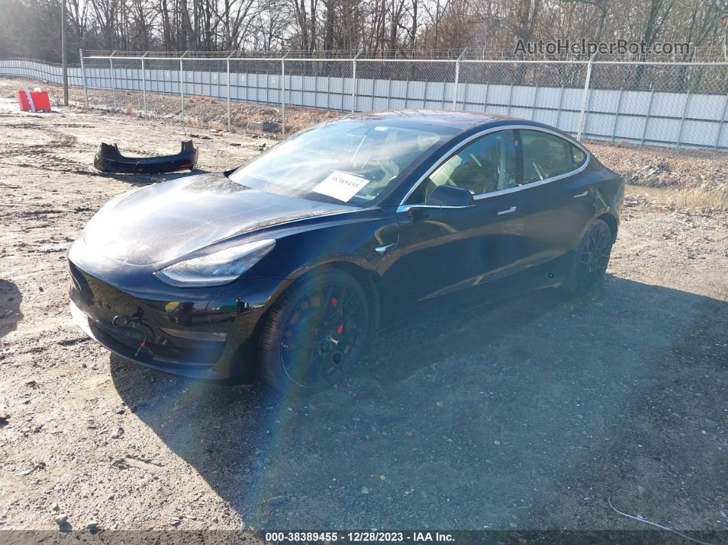 2018 Tesla Model 3 Long Range/performance Черный vin: 5YJ3E1EB6JF082365