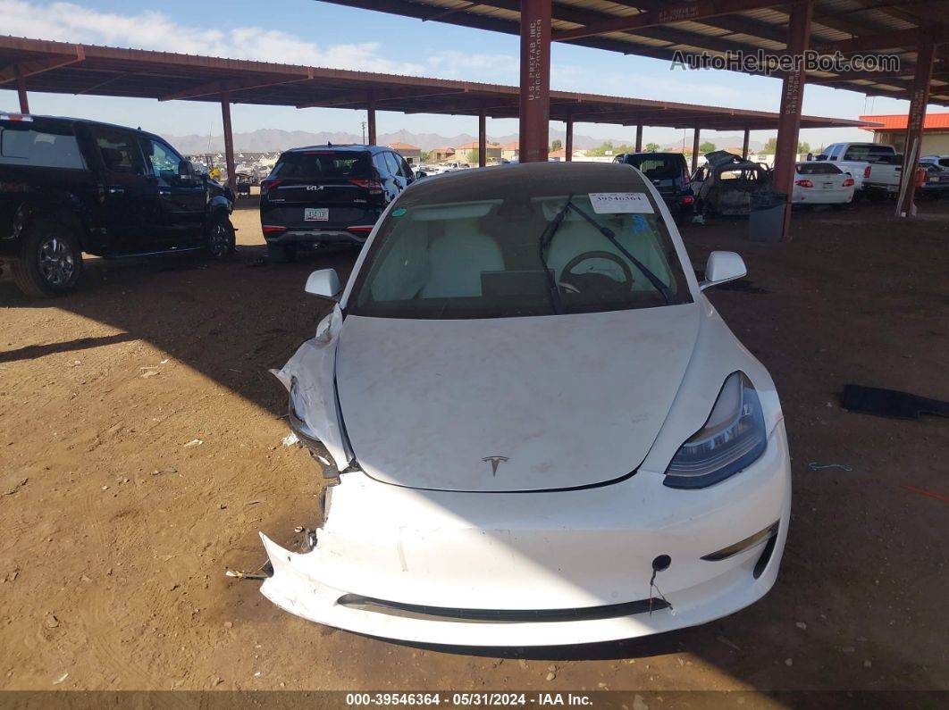 2018 Tesla Model 3 Long Range/performance White vin: 5YJ3E1EB6JF098064