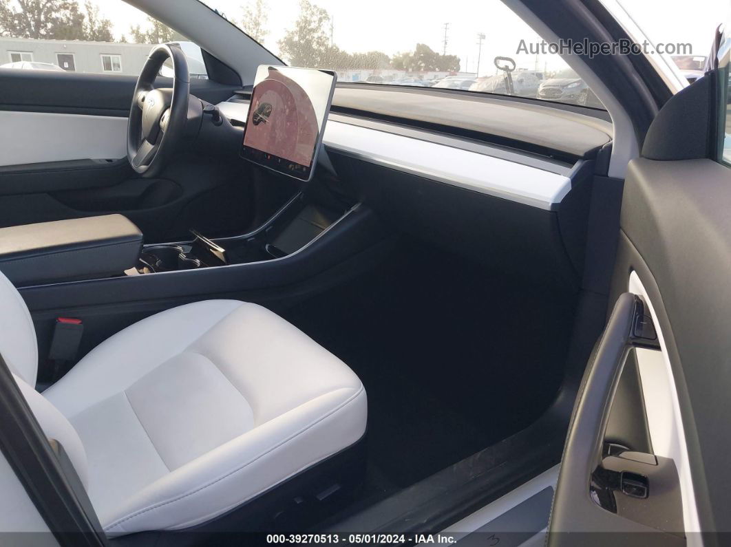 2018 Tesla Model 3 Long Range/performance White vin: 5YJ3E1EB6JF112920