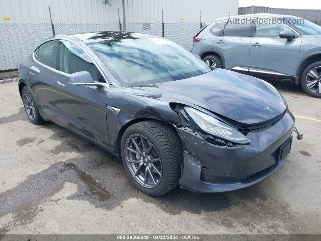 2018 Tesla Model 3 Long Range/performance Gray vin: 5YJ3E1EB6JF119608