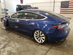 2018 Tesla Model 3  Blue vin: 5YJ3E1EB6JF121813