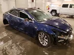 2018 Tesla Model 3  Синий vin: 5YJ3E1EB6JF121813