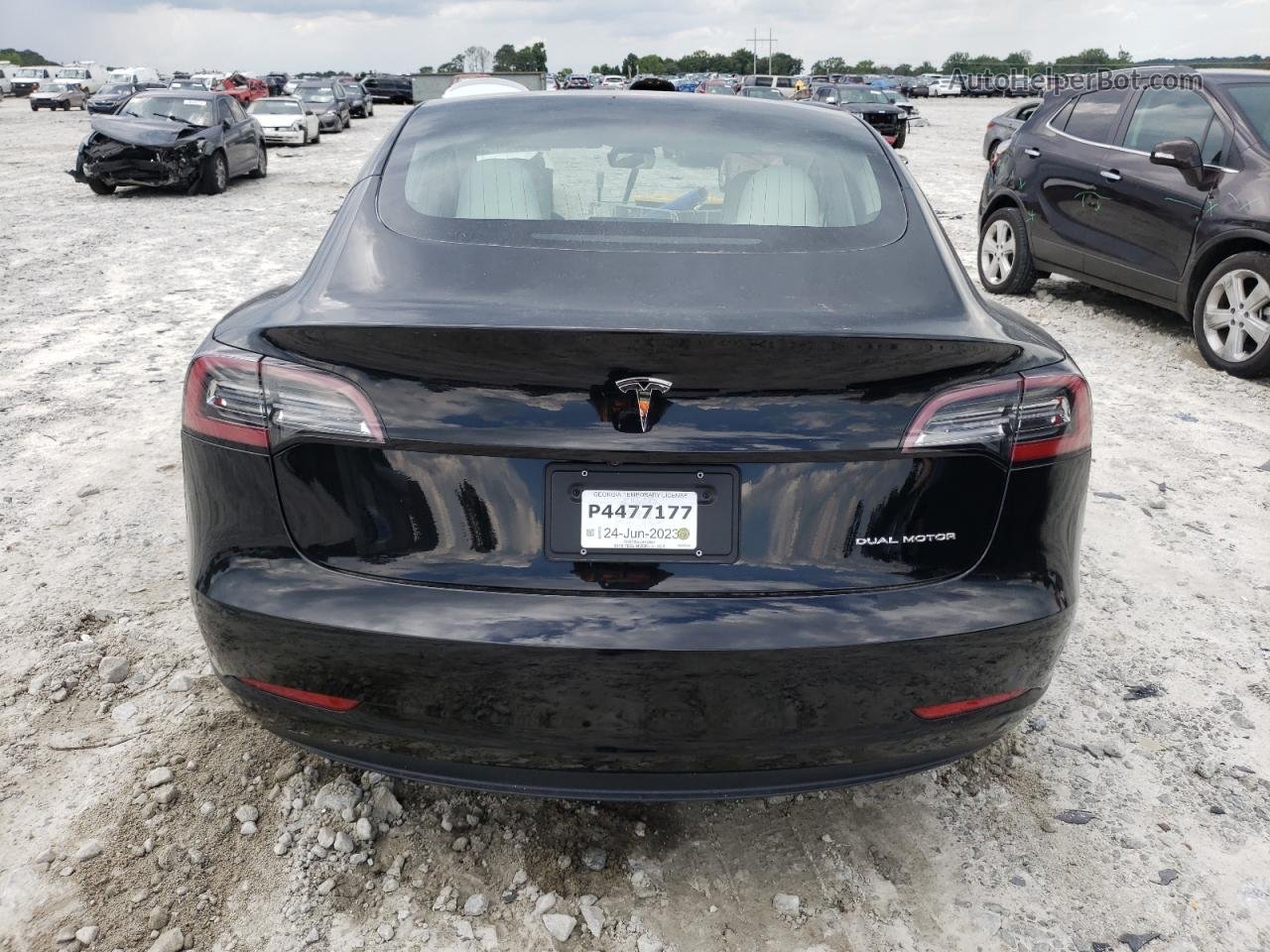 2018 Tesla Model 3  Black vin: 5YJ3E1EB6JF122637