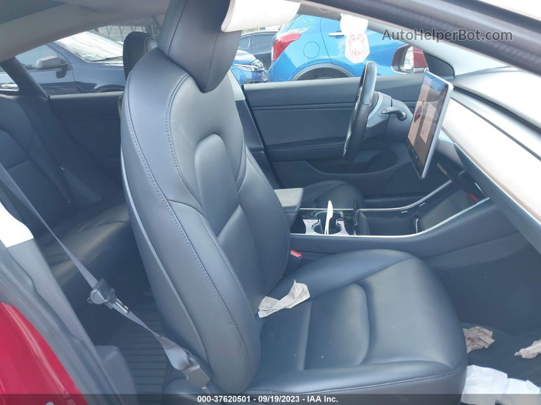 2018 Tesla Model 3 Performance Red vin: 5YJ3E1EB6JF133590